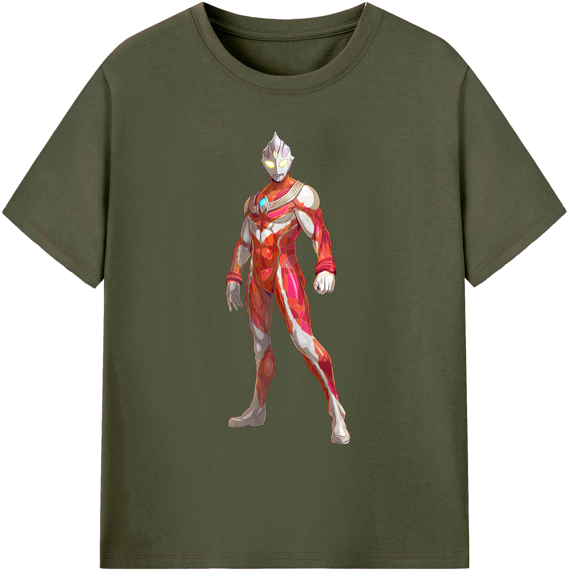 （画像用） ウルトラマン Ultraman 綿100％ メンズ半袖Tシャツ｜肌触りやわらか＆通気性